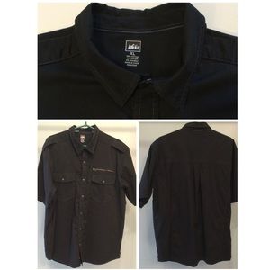 Men’s REI Black Shirt, XL